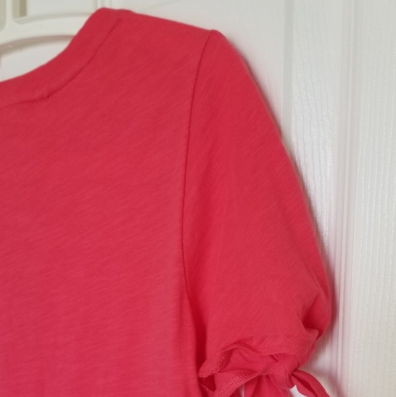 Michael Kors Cotton Tie Sleeves Top - Picture 3 of 10